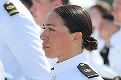 A woman soldier. Links to What to Give